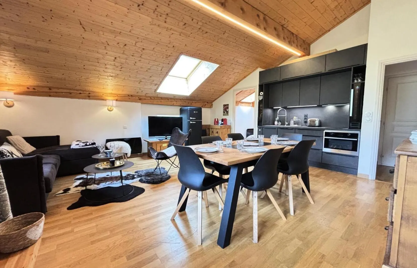 شقة Les Chalets Des Evettes - Confortable Trois Chambres Au Pied Des Pistes Mae-9251 فلوميه فرنسا